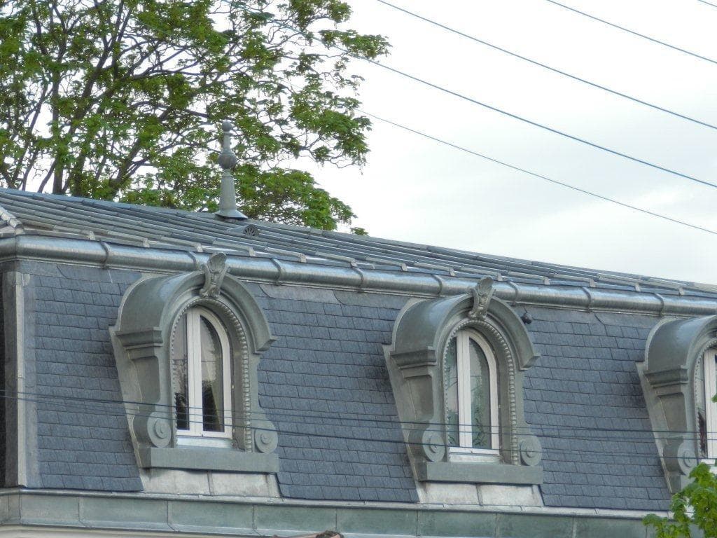 Dome haussmannien complet ardoises et zinc