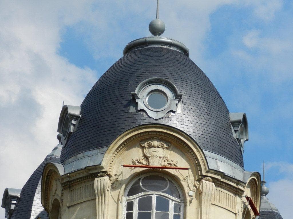 Dome ardoises - epi de faitage decoratif