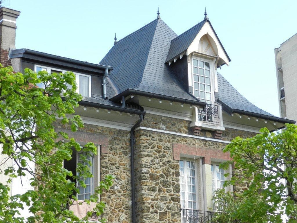 Couverture zinc joint debout - immeuble complet